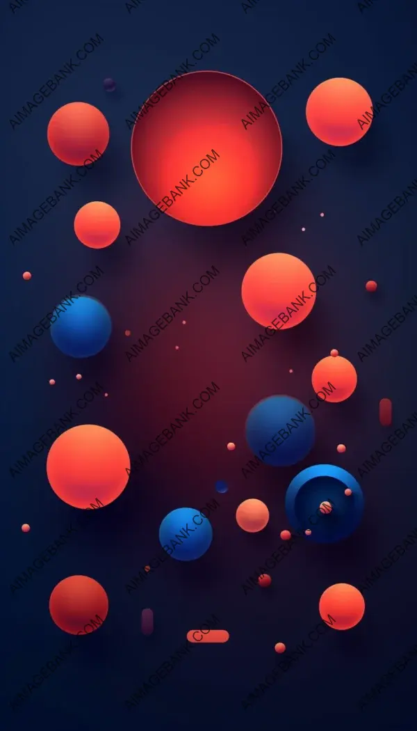 Abstract Color Splash: Cool Modern Mobile Wallpaper