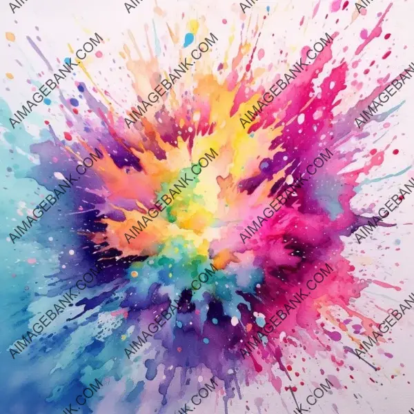 Abstract Watercolor Splash: Background for Your Logo