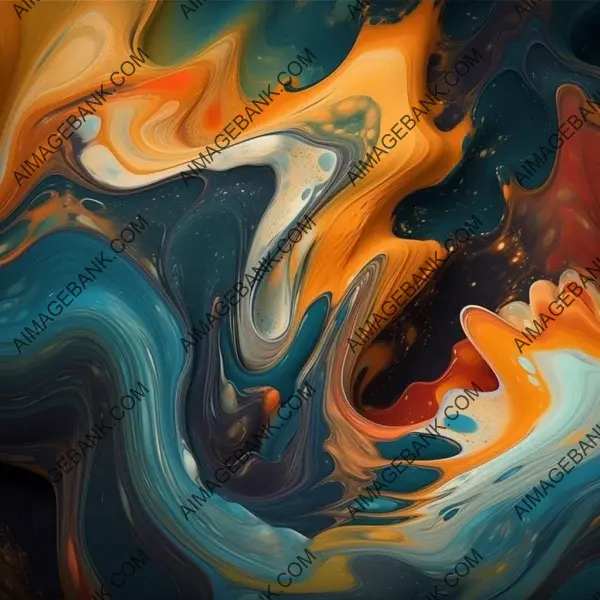 Abstract Expressions: Evoking Emotions through Fluid Art