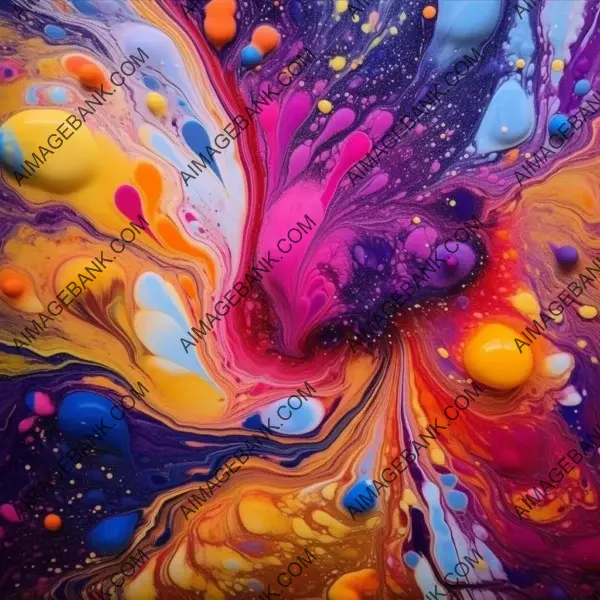 Abstract Chromatics: Embracing Vibrant Fluid Art