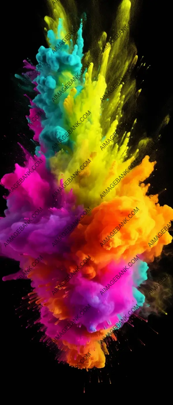 Colorful Celebrations: Holi Color Bombs Exploding in Rainbows