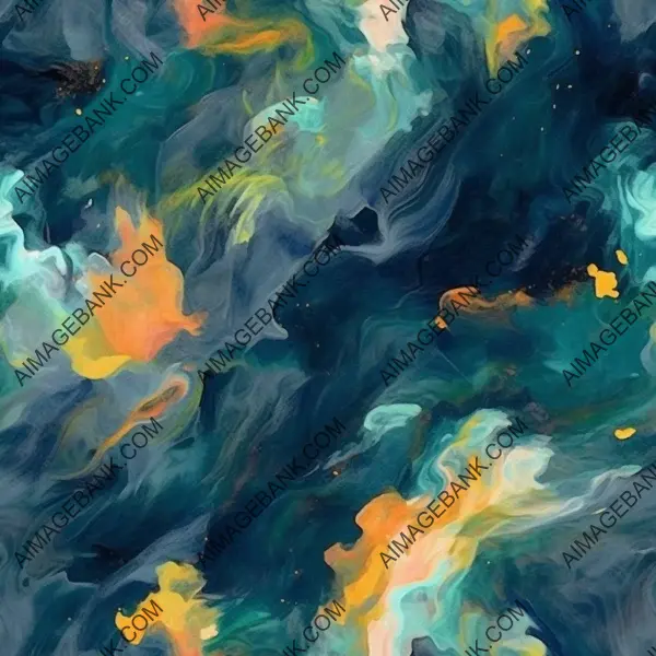 Painterly Abstract Painting: Moody Hues Revealed