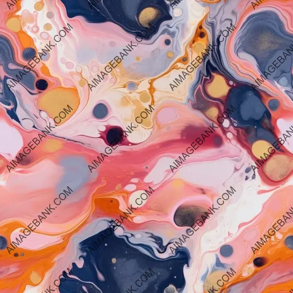 Revealing Fluid Color Combinations in Marbled Painting