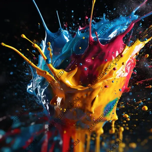 Multitude of Colors: Splattered Paint Unleashed