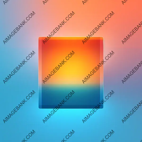 Gradient Patterns in Virtual Frosted Glass