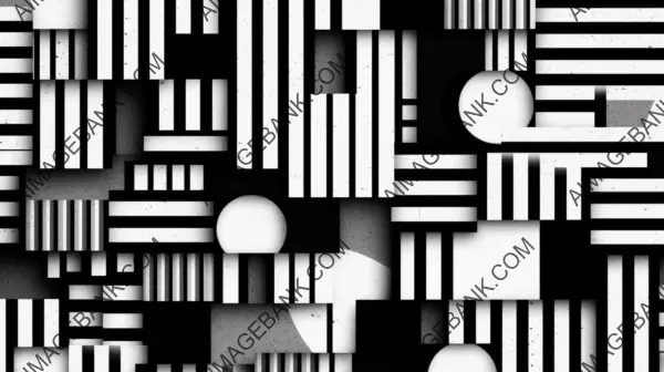 Black Half-Tone Patterns: Hard Graphics and Straight Lines