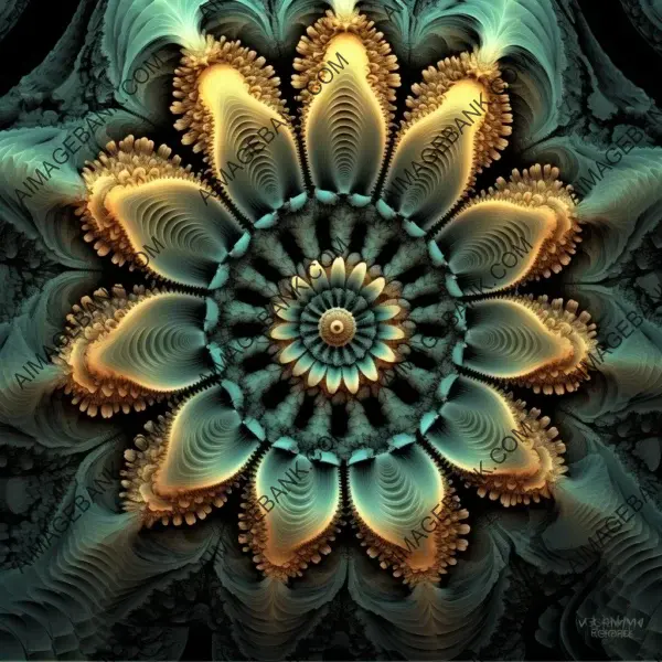 Detailed Three-Dimensional Fractal Art