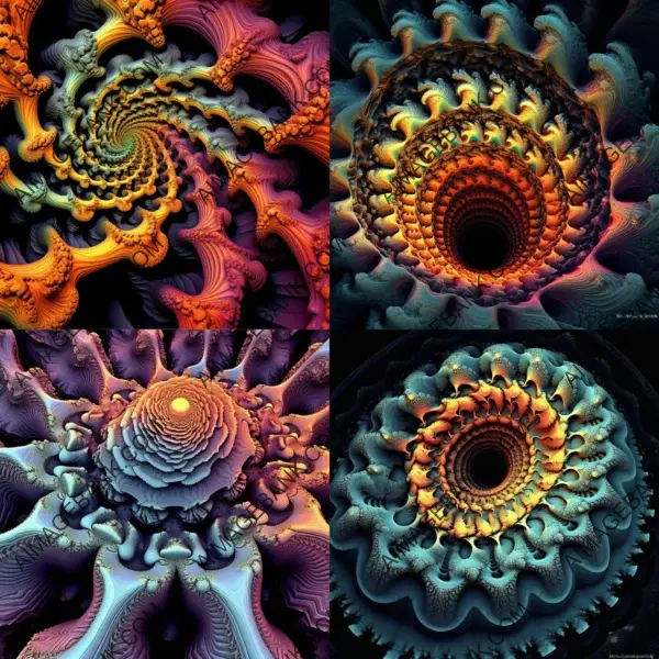 Fractal Art with Intricate Three-Dimensional Details