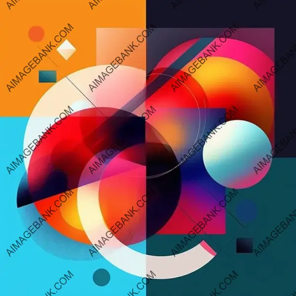 Abstract Art Showcasing Triadic Color Palette (00b9ae) with Comp