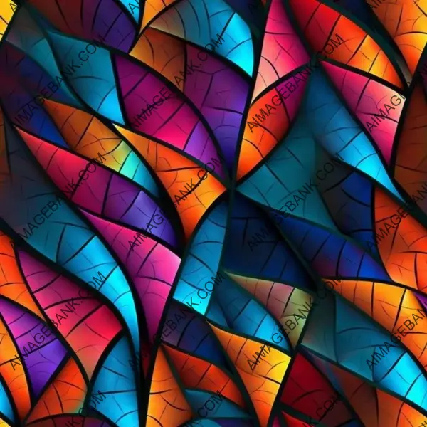 Futuristic Abstraction: Vibrant Fractal Art