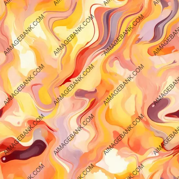 Seamless Warmth: Abstract Paintings