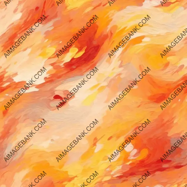 Abstract Warmth: Seamless Painting Collection