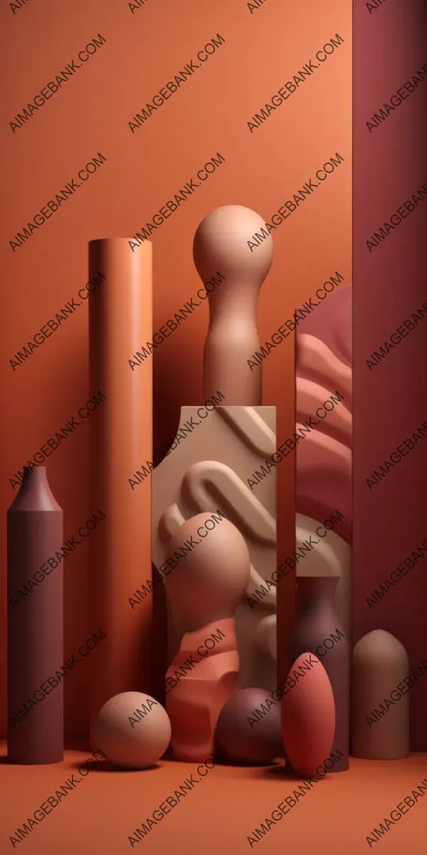 Clay Build: Smooth Organic Shapes in Abstract