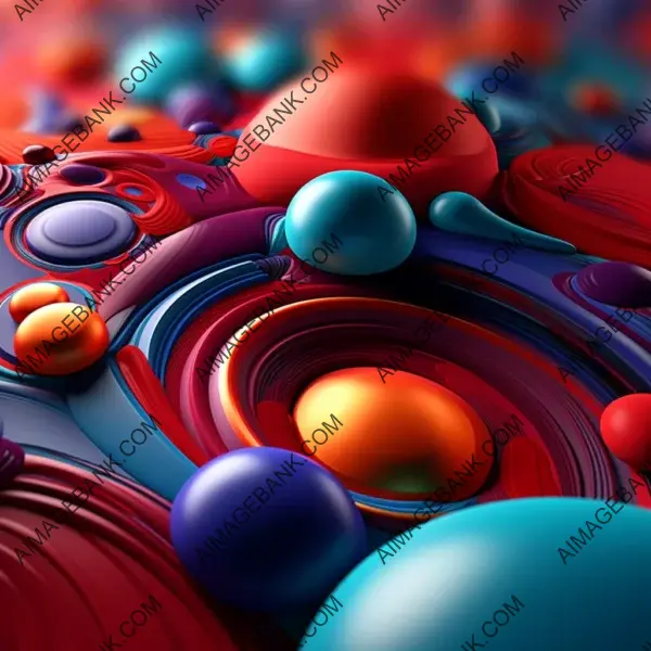 Artistic Background Wallpaper Depicting Colorful Abstract Achievement