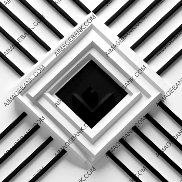 80s Style Illusion with Minimalist 2D Abstract Geometric Art in 8K