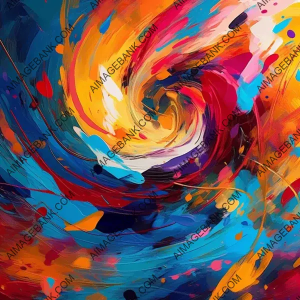 Colorful Vibrant Palette in Abstract Image