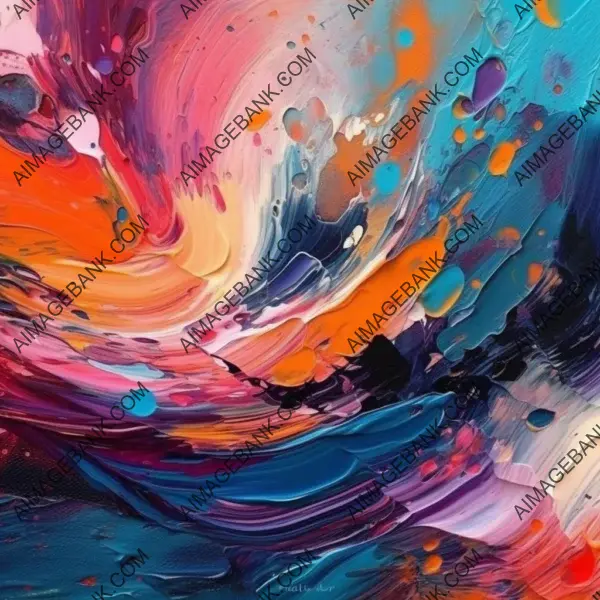 Abstract Image with Vibrant Color Palette