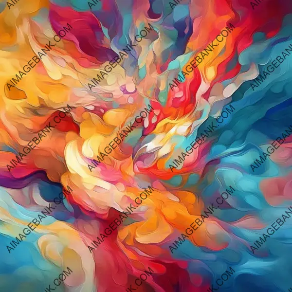 Colorful Palette in Abstract Image Design