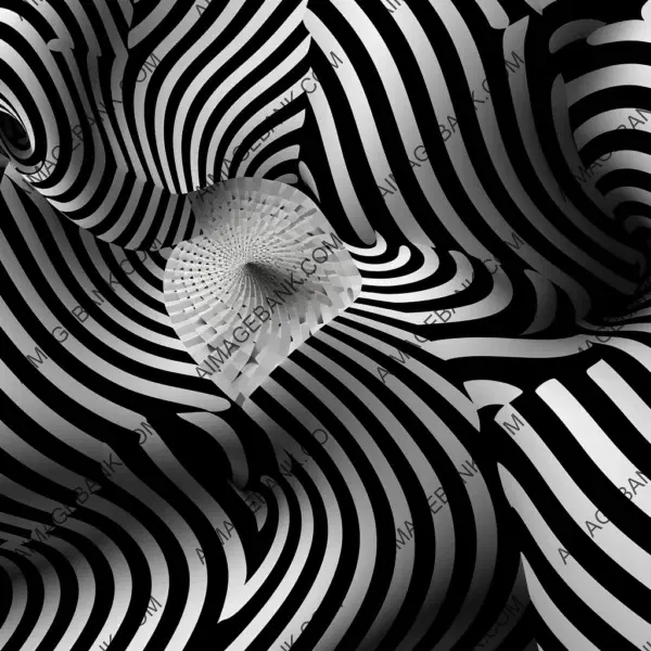 Monochrome Patterns: Abstract Art with a 169 Structure