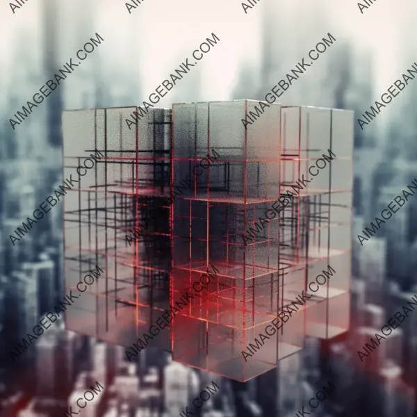 Geometric Structures: Blurred Background