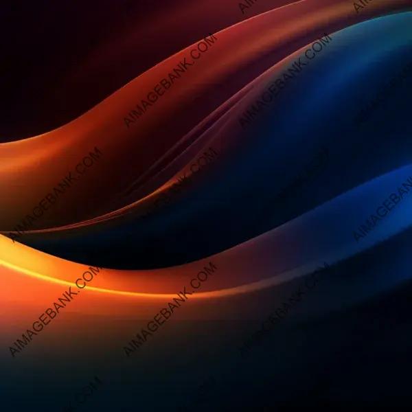 Abstract Dark Blue and Orange Background