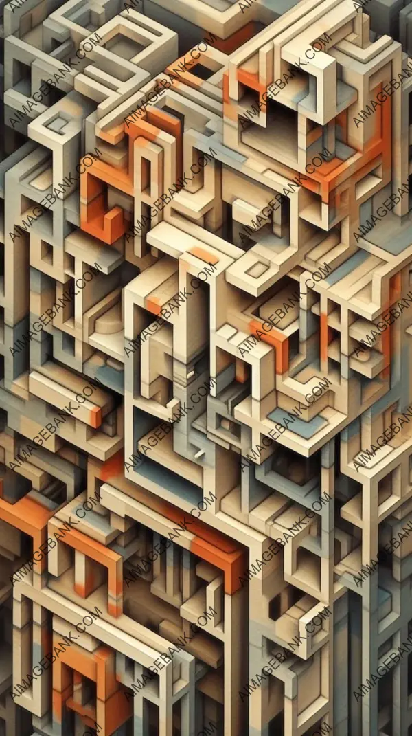 Mesmerizing Shape and Color Labyrinth
