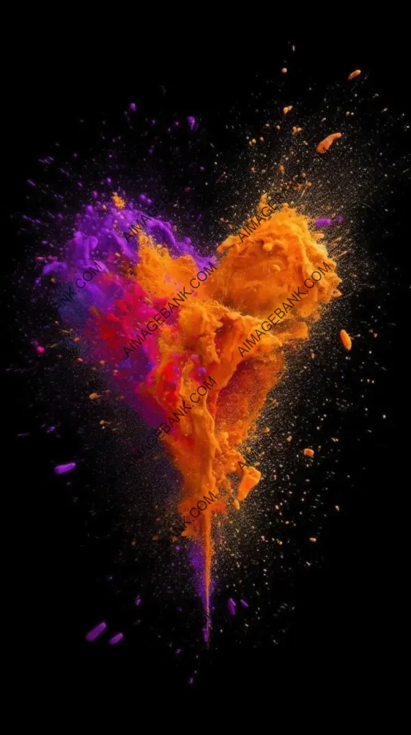 Perfect love kinetic color abstract