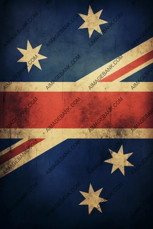 Australia beautiful flag modern design