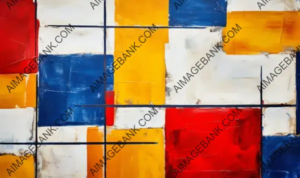 Essence of Dutch Piet Mondrian&#8217;s 1921 photo captured in art