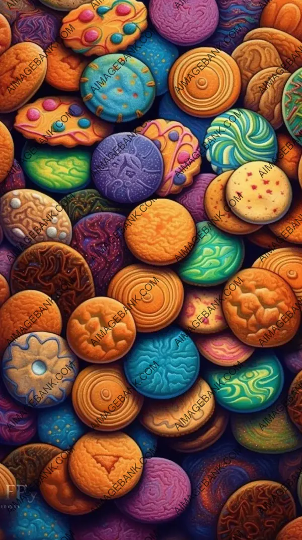 Dozen cookies infinity surreal, unbelievable psyche