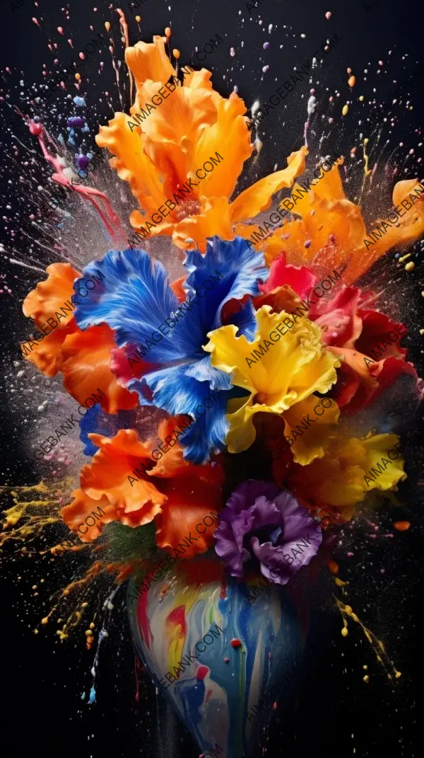 Captivating Paint Splash Art: Vibrant and mesmerizing photography