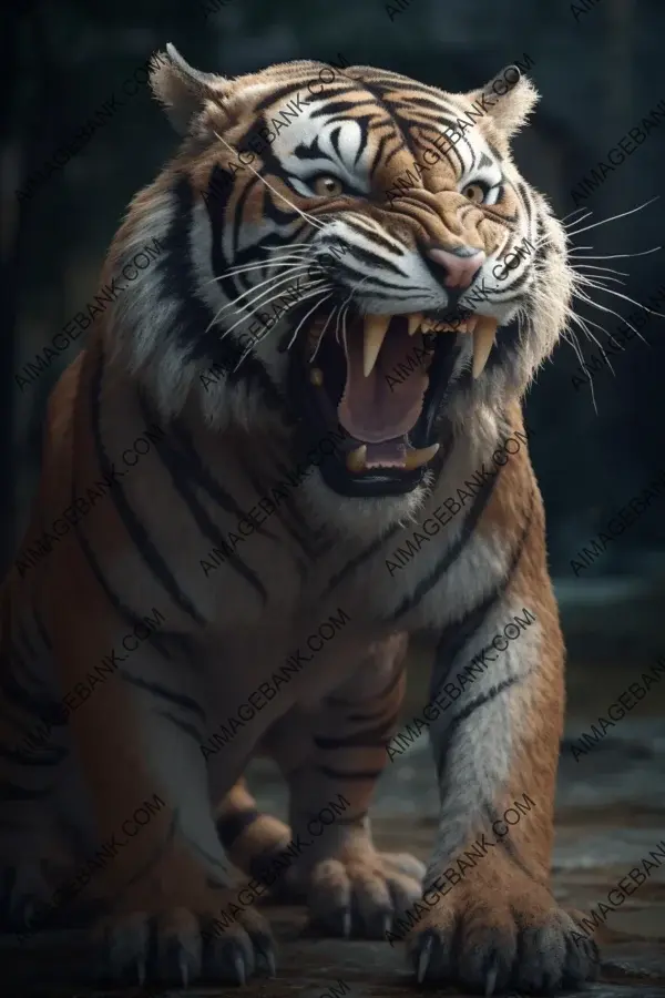 Feel awe-inspiring presence of roaring tiger