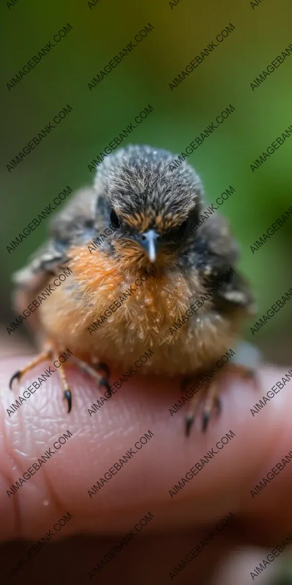 Extreme Macro Close-Up: Adorable Bird Showcased