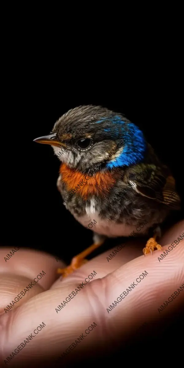 Extreme Macro Close-Up: Immortalized Adorable Bird