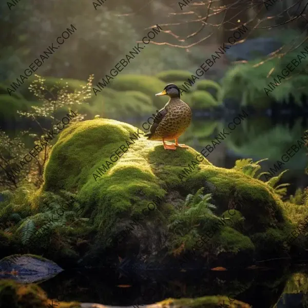 Beauty and Realism in Hyper-Realistic Duck Photo