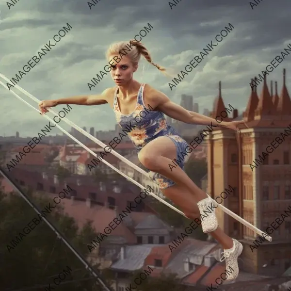 High Jumping Sports Girl: Levchenko&#8217;s Incredible Skills