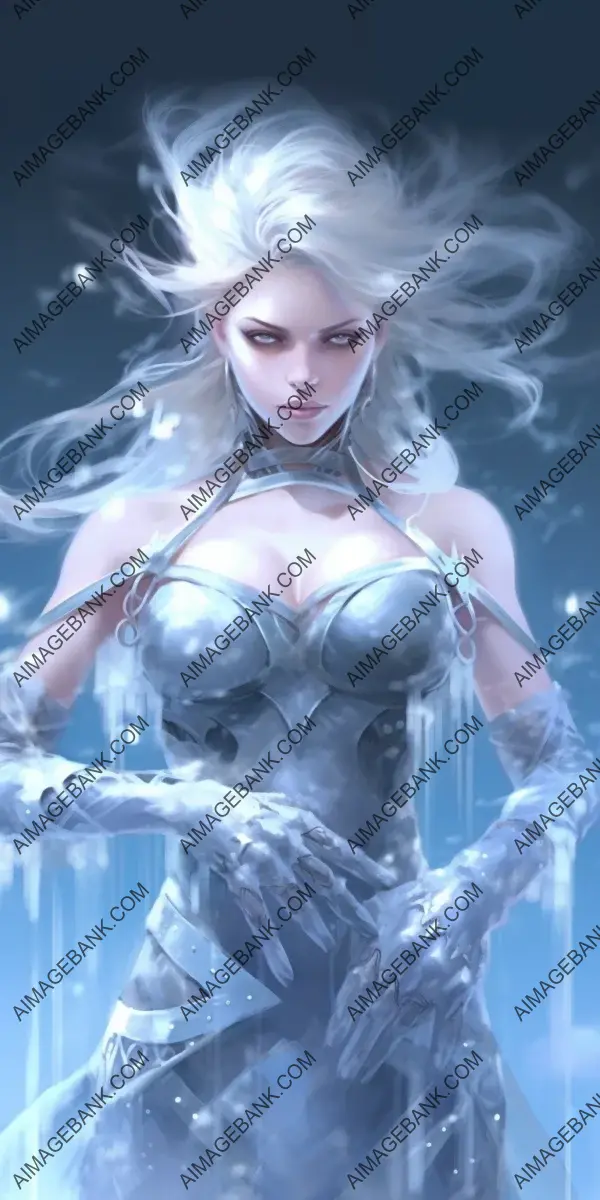 Gorgeous and Mesmerizing Biopunk Mage Female Body