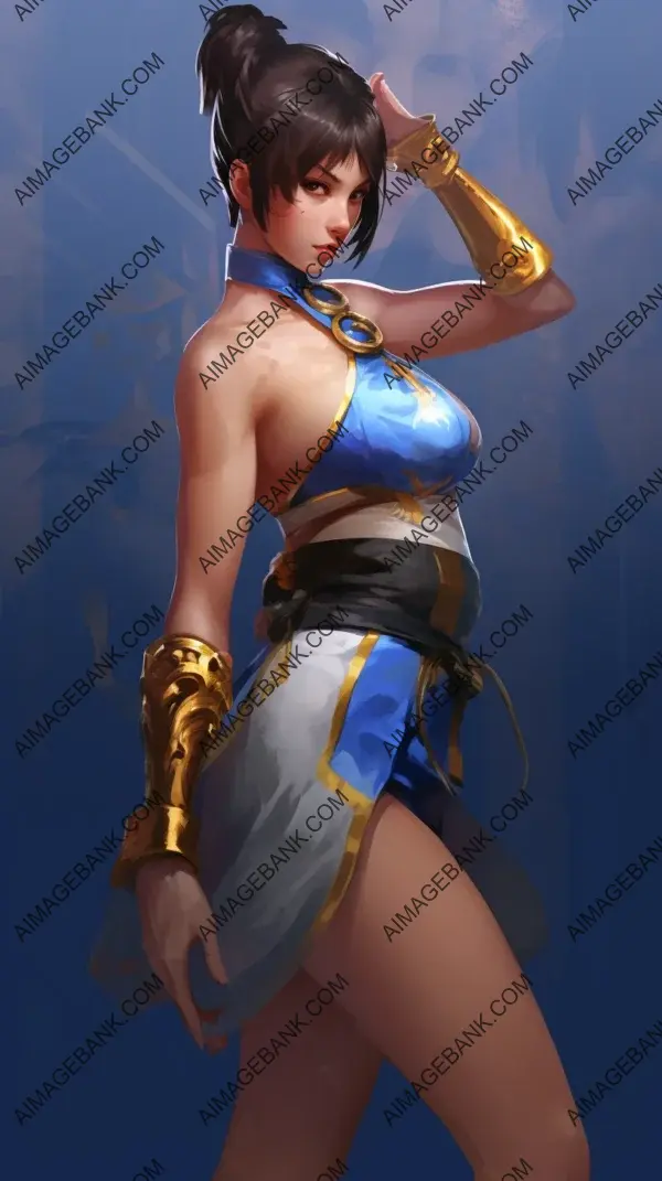 Fierce Fighter: Chun-Li&#8217;s Iconic Presence in Anime Style