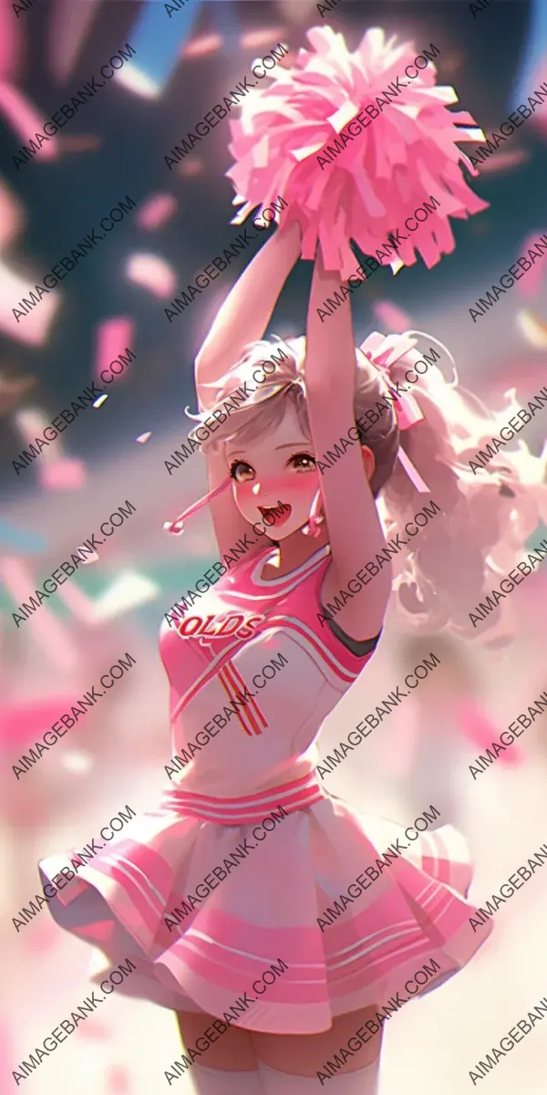 Pink Pom Poms for Cheerleader Outfits