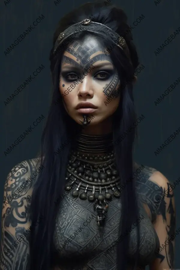 Dark Tattoos: Painting a Stylish Lady