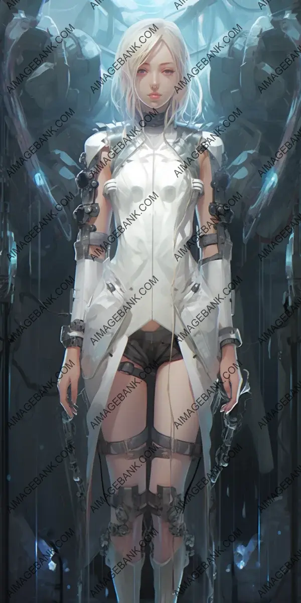 Bold Full Body Look with Robotic Fashion