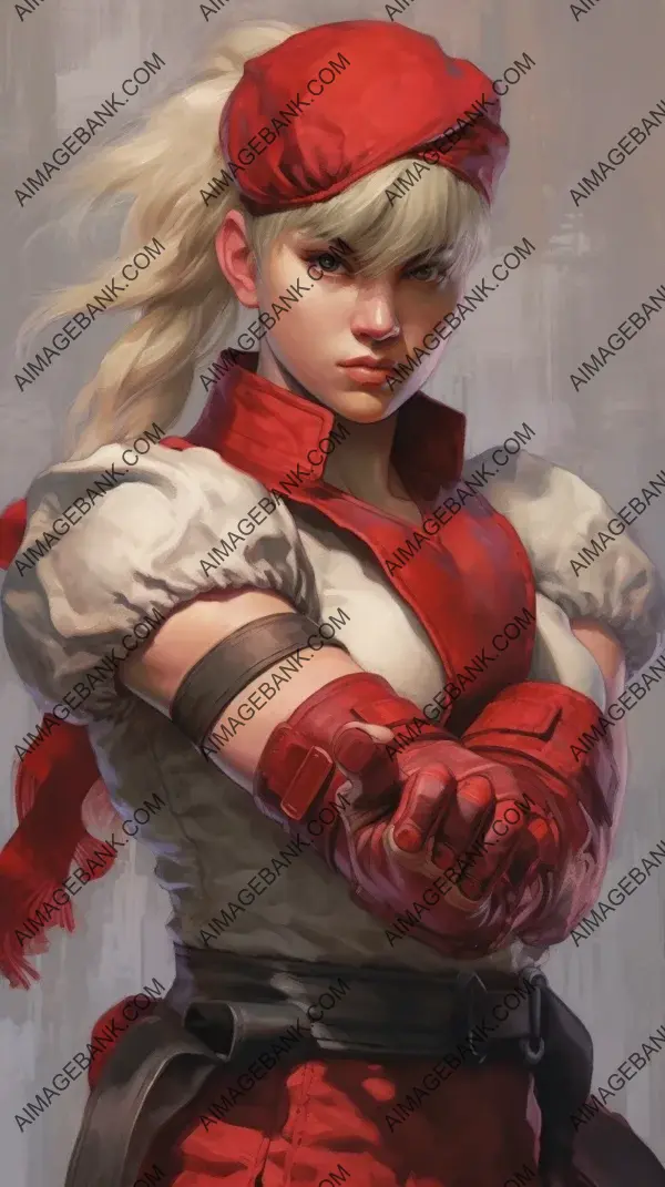 Red-Hot Fighter: Female Character from Street Fighter