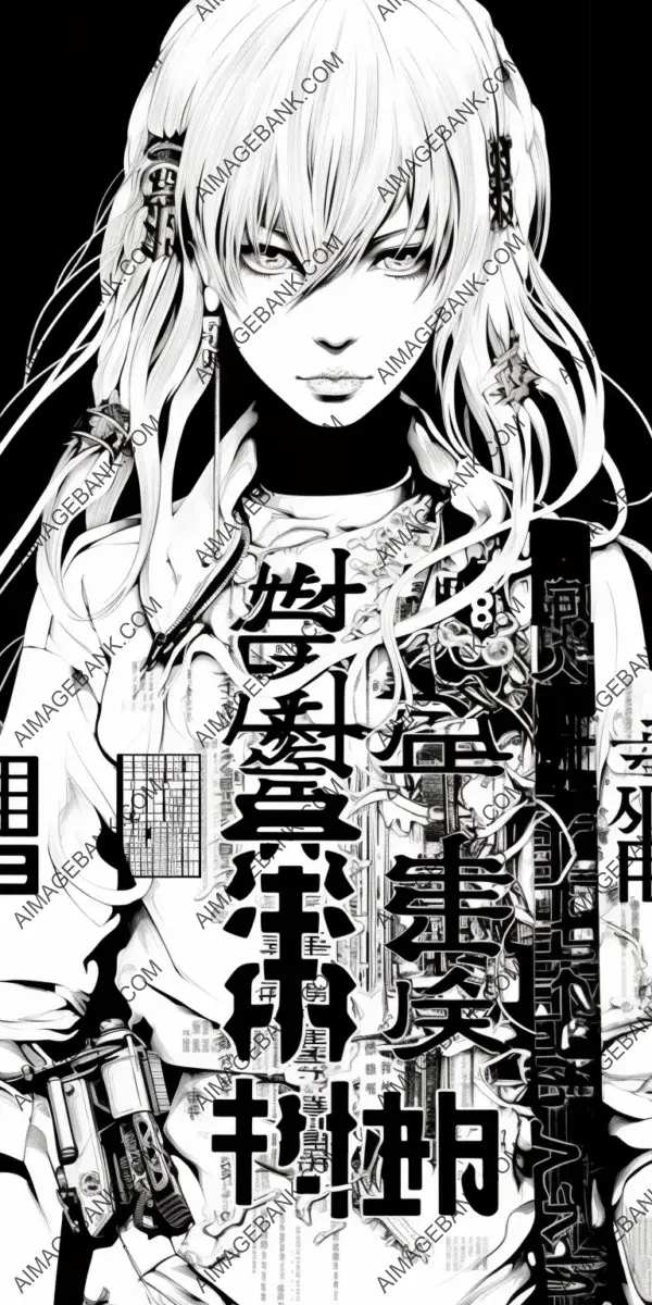 Cyberpunk manga: The albino woman.