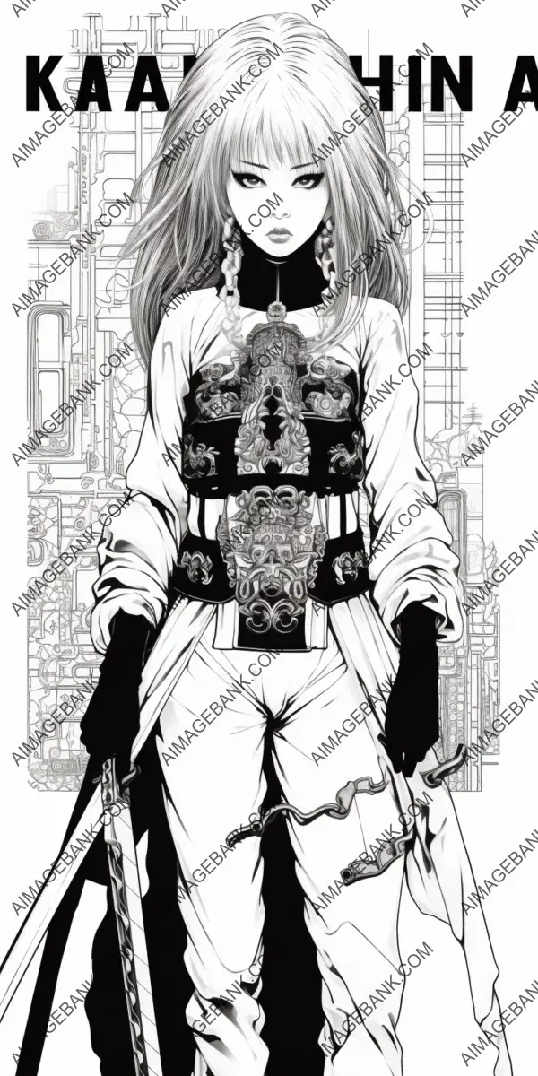 Albino woman&#8217;s cyberpunk manga journey.