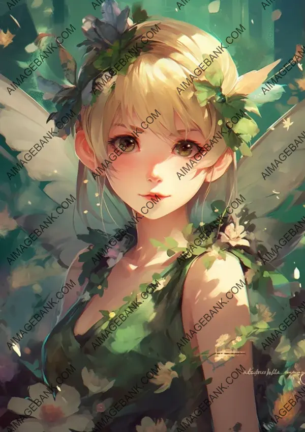 Tinkerbell portrayed in a vibrant and captivating manner