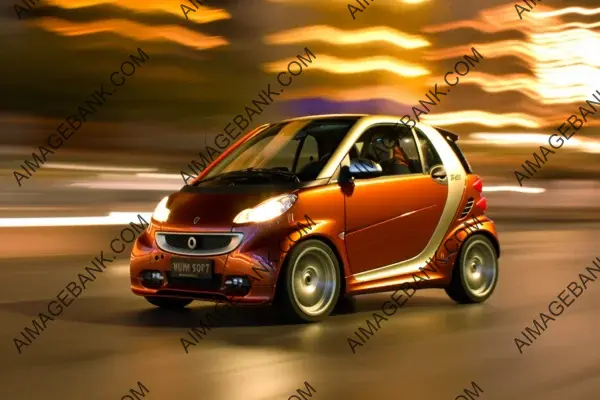 Smart Fortwo showcasing its vibrant and dynamic energy