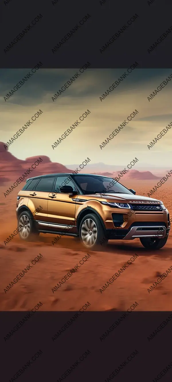 Range Evoque in Motion Blur: Land Rover