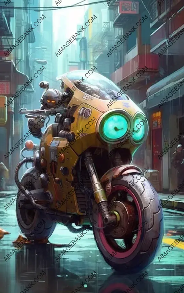 Unique Style: Mecha Motorcycle