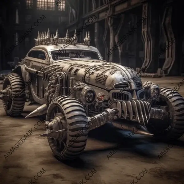 American Muscle Car: 1930s Mad Max Warforged