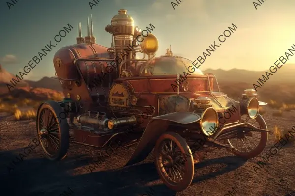 Steampunk F1 Car: Volumetric Lighting in 3D